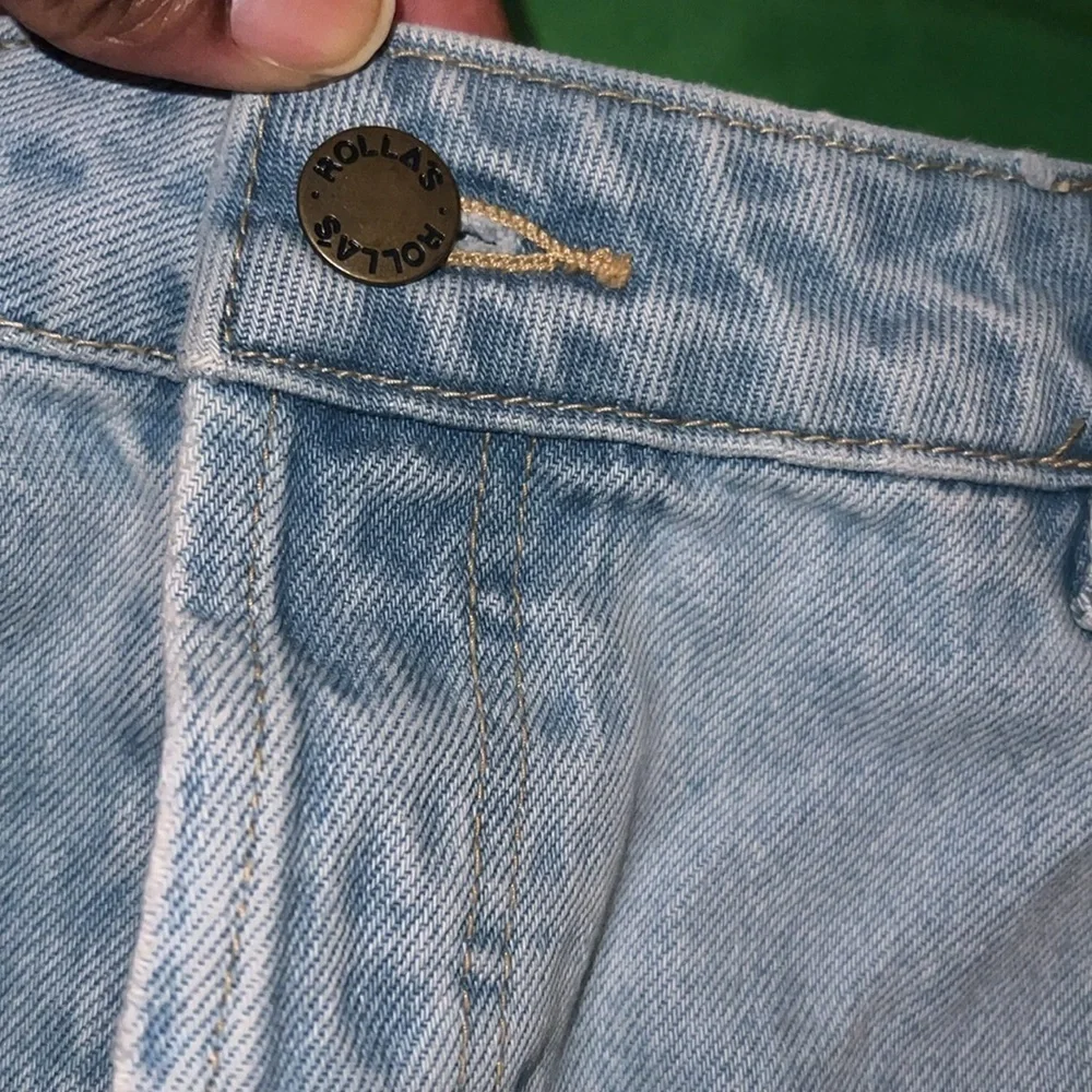 Rollas Denim Blue Mini Skirt size 30